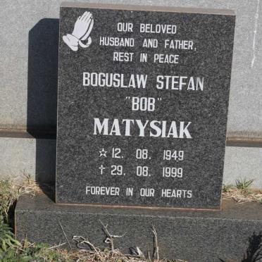 MATYSIAK Boguslaw Stefan 1949-1999
