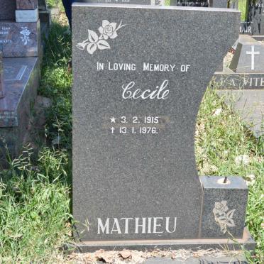 MATHIEU Cecile 1915-1976