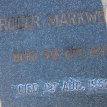MARKWELL Roger 1947-1952