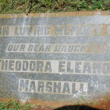 MARSHALL Theodora Eleanor