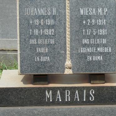 MARAIS Johannes H. 1911-1982 &amp; Wiesa M.P. 1914-1981