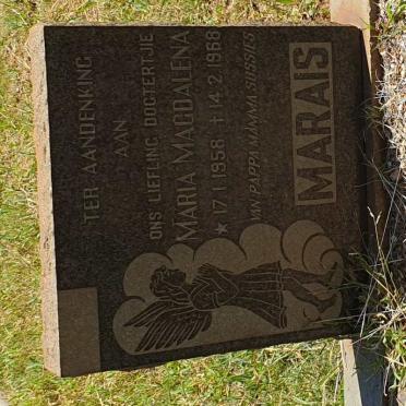 MARAIS Maria Magdalena 1958-1968