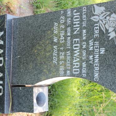 MARAIS John Edward 1943-1981