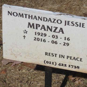 MPANZA Nomthandazo Jessie 1929-2016