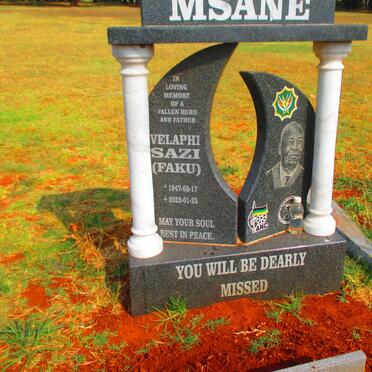 MSANE Velaphi Sazi 1947-2022