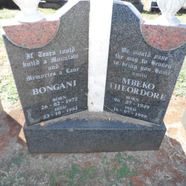 MBEKO Theordore 1949-1999 :: ? Bongani 1972-1994