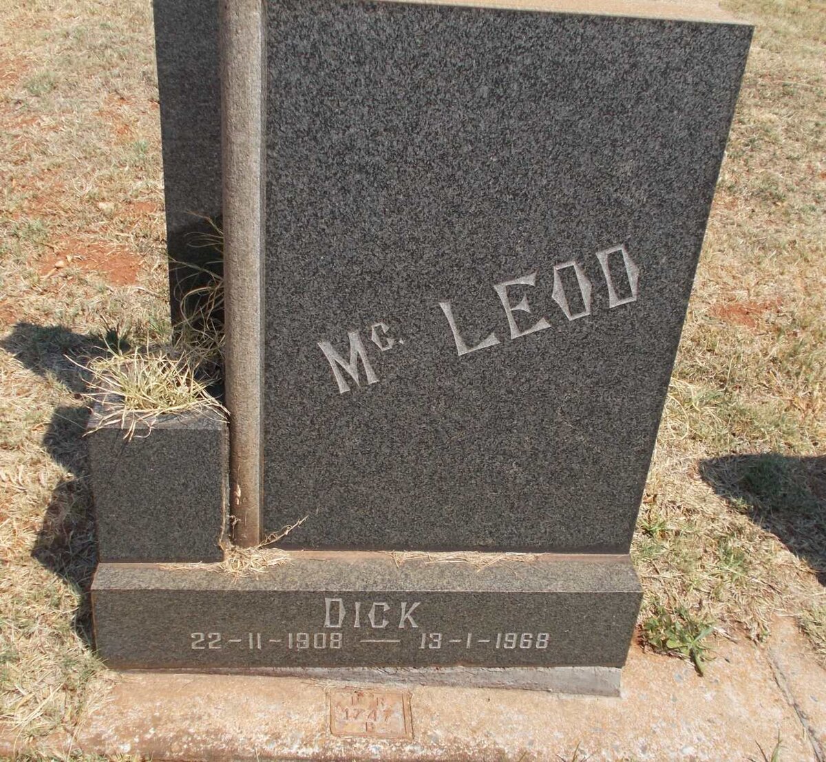 McLEOD Dick 1908-1968
