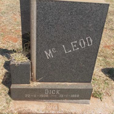 McLEOD Dick 1908-1968