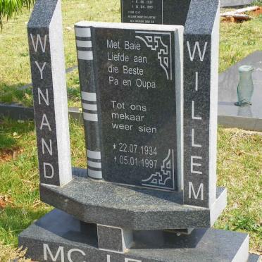 MCLEOD Wynand Willem 1934-1997