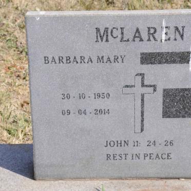 MCLAREN Barbara Mary 1950-2014