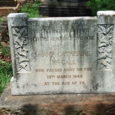 McCALL Mary Catherine -1946