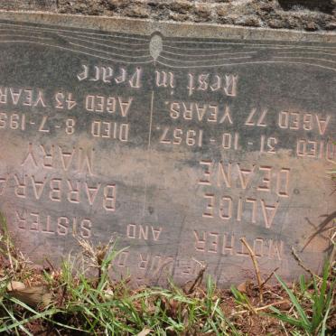 MCDERMOTT Alice Deane -1957 :: MCDERMOTT Barbara May -1951