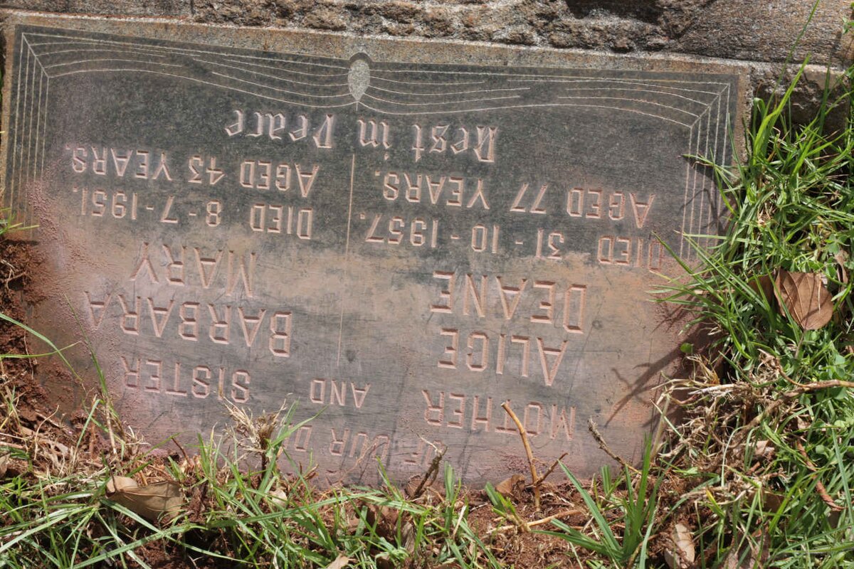 MCDERMOTT Alice Deane -1957 :: MCDERMOTT Barbara May -1951