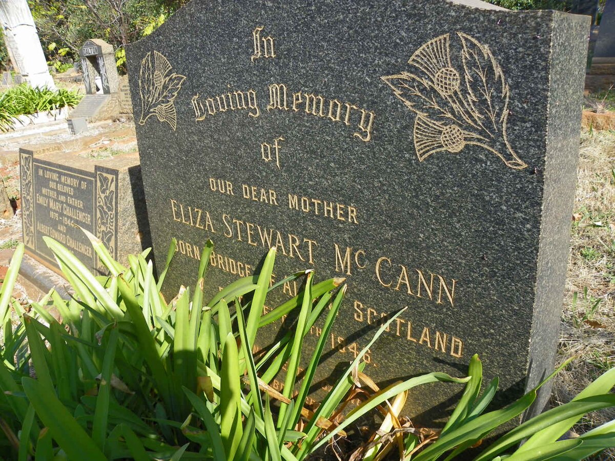 McCANN Eliza Stewart -1946