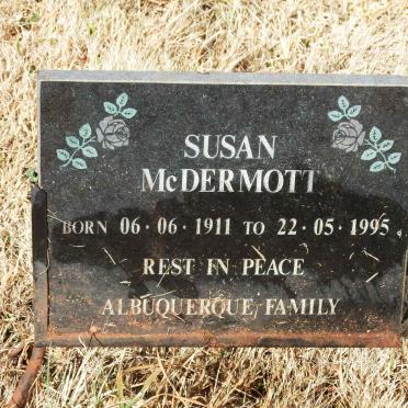 MCDERMOTT Susan 1911-1995