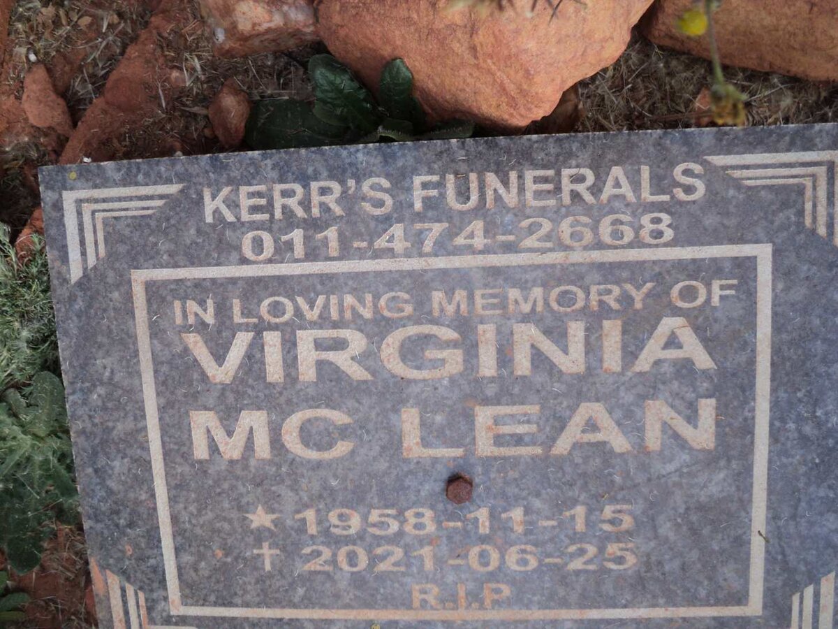 MCLEAN Virginia 1958-2021