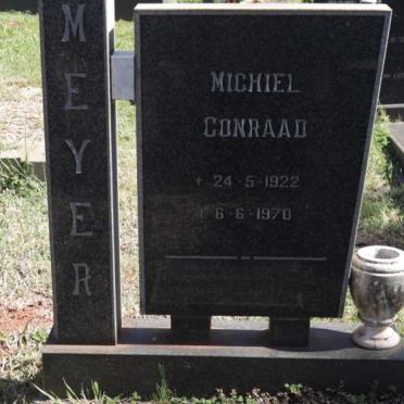 MEYER Michiel Conraad 1922-1970