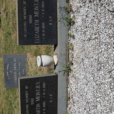 MEINTJES Martin 1890-1982 &amp; Elizabeth 1896-1954