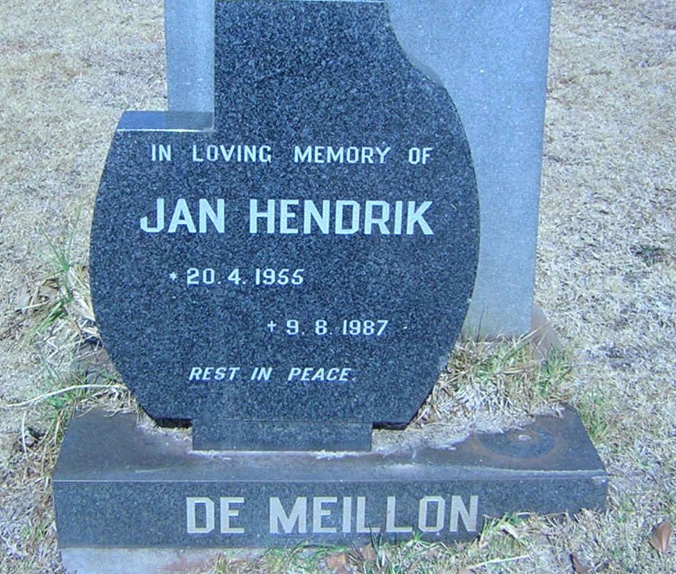 MEILLON Jan Hendrik, de 1955-1987