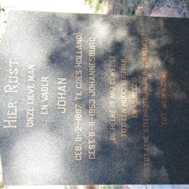 MELLE Johan, van 1887-1953