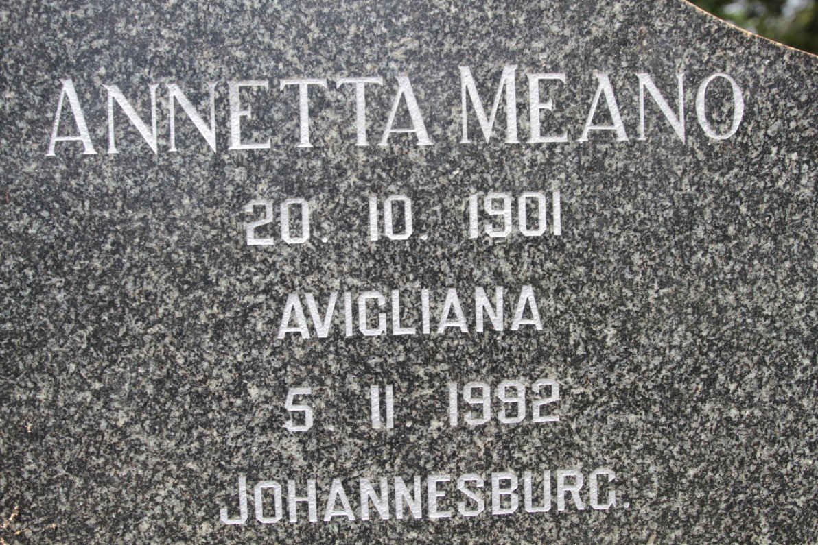 MEANO Maurizio 1868-1944 :: MEANO Francesco 1895-1949