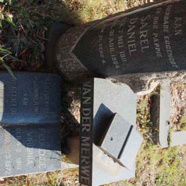 MERWE Sarel Daniel, van der 1911-1964 &amp; Florence Virginia 1916-1972