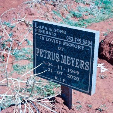 MEYERS Petrus 1949-2020
