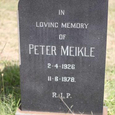 MEIKLE Peter 1926-1978