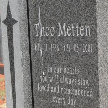 METTEN Theo 1938-2007
