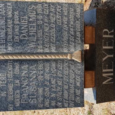 MEYER Daniel Wilhelmus 1915-1981 &amp; Francina Susanna 1915-1969