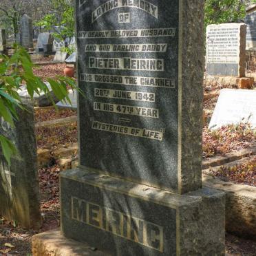 MEIRING Pieter -1942