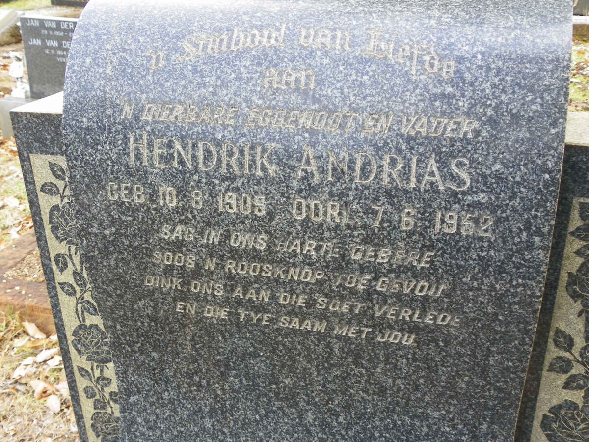 METZINGER Hendrik Andrias, von 1905-1952