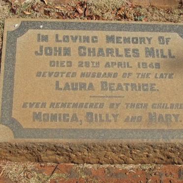 MILL John Charles -1949