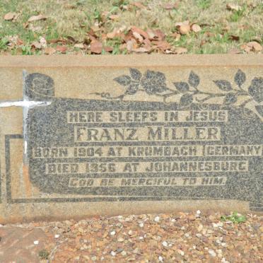 MILLER Franz 1904-1956