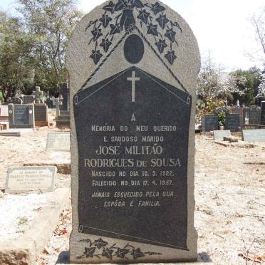 MILITAO Jose Rodrigues de Sousa 1922-1957