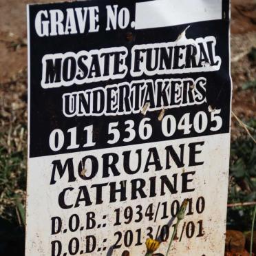 MORUANE Cathrine 1934-2013