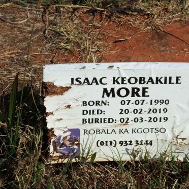 MORE Isaac Keobakile 1990-2019