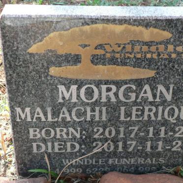 MORGAN Malachi Lerique 2017-2017