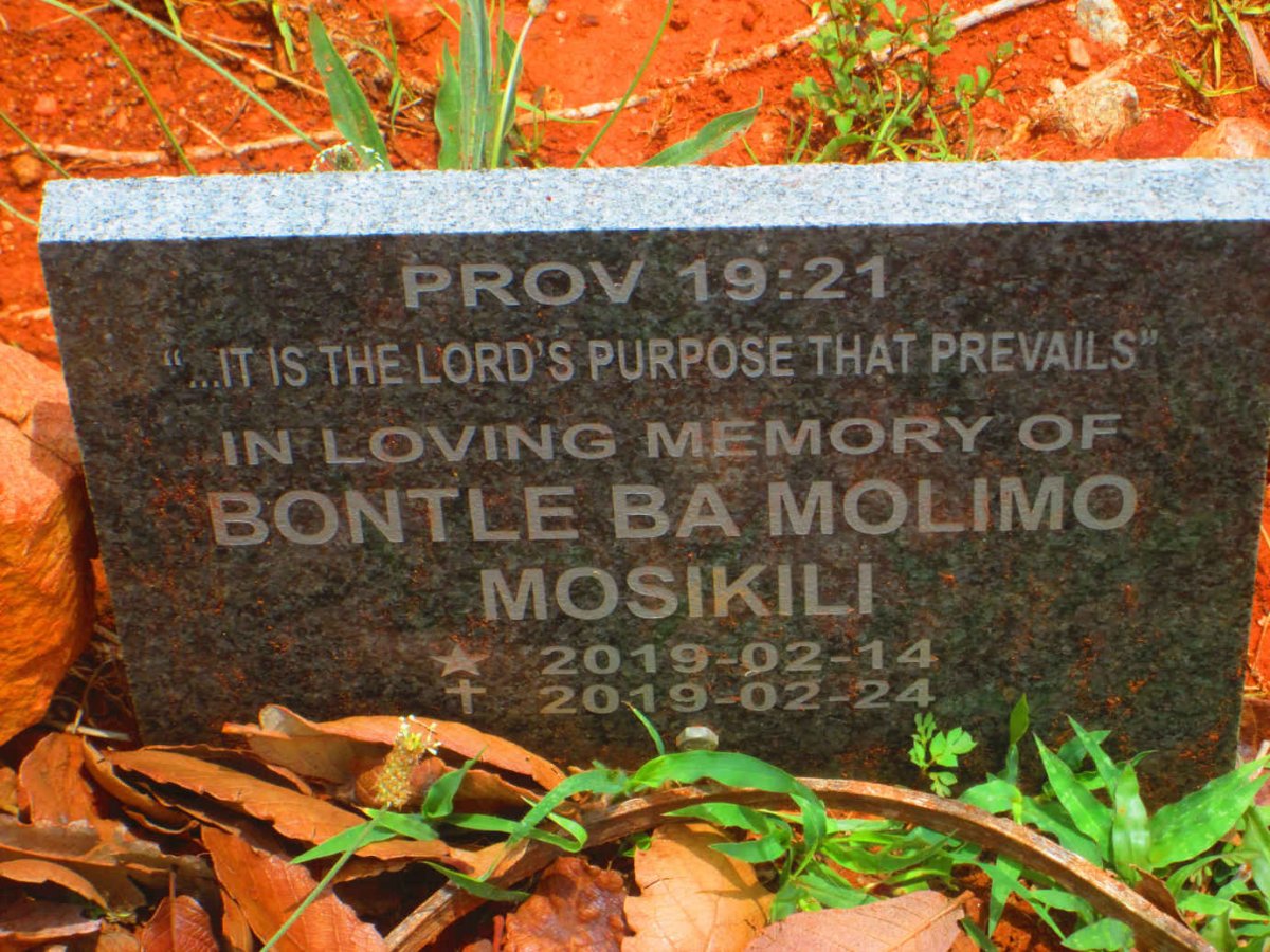 MOSIKILI Bontle Ba Molimo 2019-2019