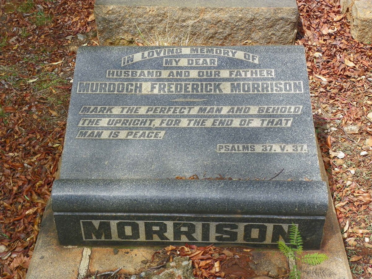 MORRISON Murdoch Frederick