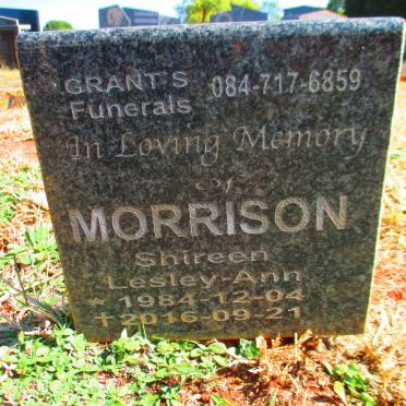 MORRISON Shireen Lesley Ann 1984-2016