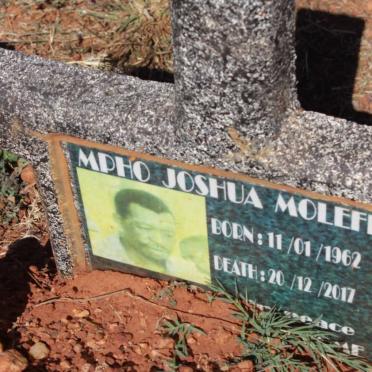 MOLEFE Mpho Joshua 1962-2017