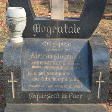 MOGENTALE Alessio 1900-1963