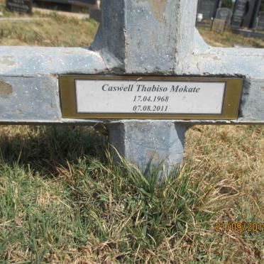 MOKATE Caswell Thabiso 1968-2011