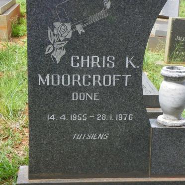 MOORCROFT Chris K. 1955-1976