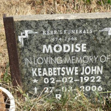 MODISE Keabetswe John 1922-2006