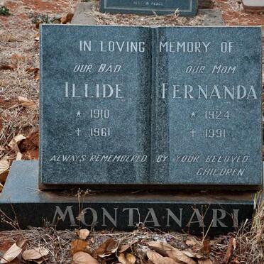 MONTANARI Illide 1910-1961 &amp; Fernanda 1924-1991