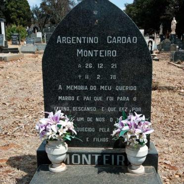 MONTEIRO Argentino Cardao 1921-1978