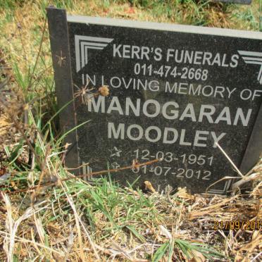 MOODLEY Manogaran 1951-2012