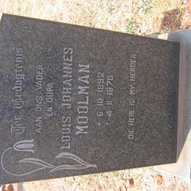 MOOLMAN Louis Johannes 1892-1970